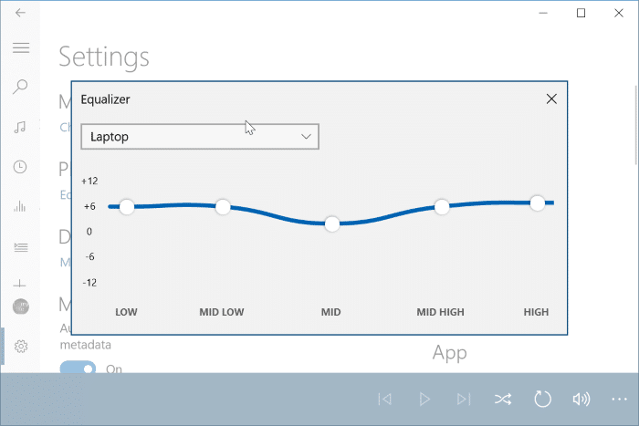 如何在 Windows 10 的 Groove 音乐应用中使用均衡器-第1张图片-致知笔记 如何在 Windows 10 的 Groove 音乐应用中使用均衡器-第1张图片-致知笔记