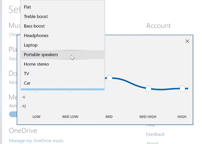 如何在 Windows 10 的 Groove 音乐应用中使用均衡器-第4张图片-致知笔记 如何在 Windows 10 的 Groove 音乐应用中使用均衡器-第4张图片-致知笔记