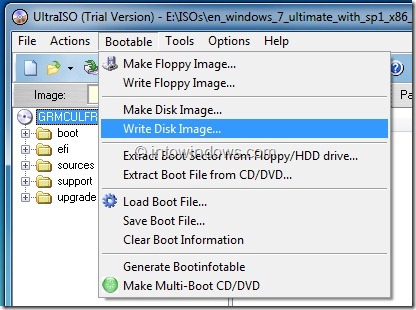 如何使用 UltraISO 制作可启动 U 盘安装 Windows 7/8-第4张图片-致知笔记 如何使用 UltraISO 制作可启动 U 盘安装 Windows 7/8-第4张图片-致知笔记