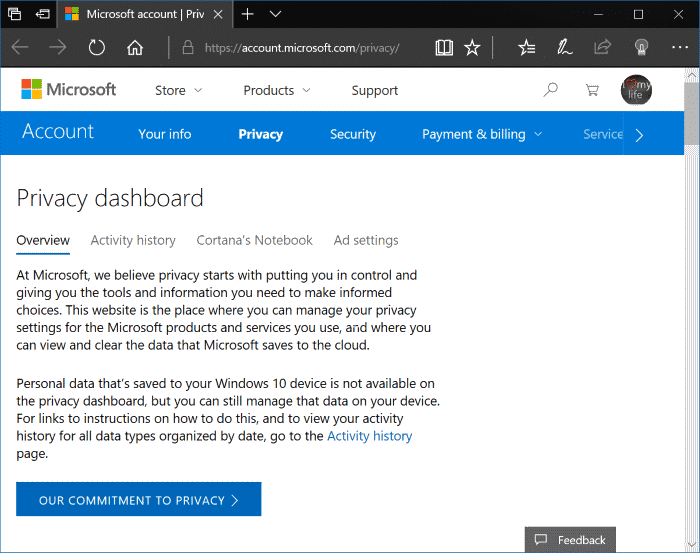 Windows 10 如何查看和清除活动历史记录-第4张图片-致知笔记 Windows 10 如何查看和清除活动历史记录-第4张图片-致知笔记