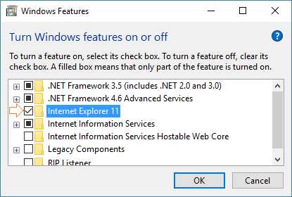 如何在 Windows 10 中安装 Internet Explorer-第8张图片-致知笔记 如何在 Windows 10 中安装 Internet Explorer-第8张图片-致知笔记