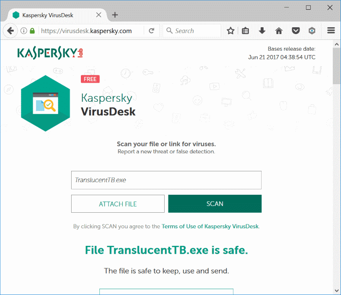 Kaspersky VirusDesk：使用卡巴斯基在线扫描文件和链接-第2张图片-致知笔记