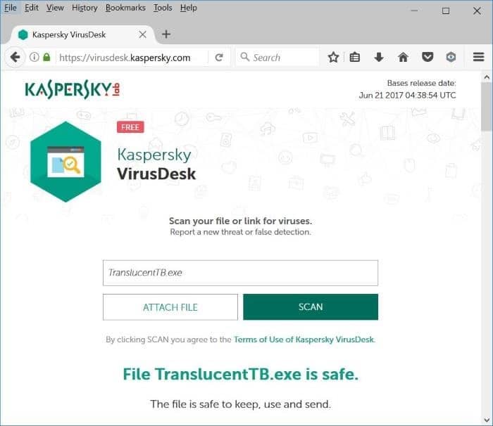 Kaspersky VirusDesk：使用卡巴斯基在线扫描文件和链接-第3张图片-致知笔记