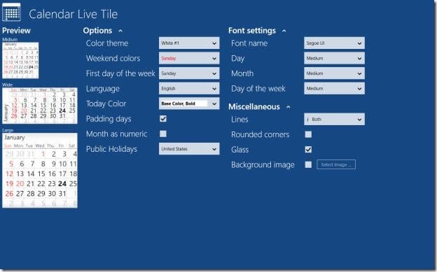 用 Live Calendar 在 Windows 8/8.1 开始屏幕显示动态日历磁贴-第3张图片-致知笔记
