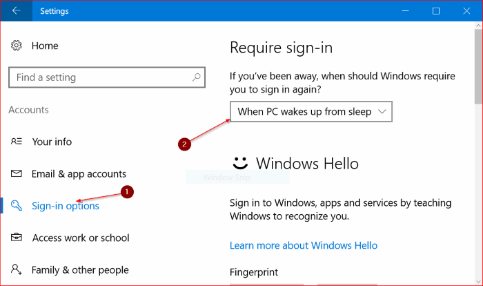 如何设置 Windows 10 从睡眠状态唤醒时要求输入密码-第2张图片-致知笔记 如何设置 Windows 10 从睡眠状态唤醒时要求输入密码-第2张图片-致知笔记