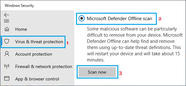如何使用 Microsoft Defender 离线扫描清除顽固恶意软件(Windows 10/11)-第7张图片-致知笔记 如何使用 Microsoft Defender 离线扫描清除顽固恶意软件(Windows 10/11)-第7张图片-致知笔记