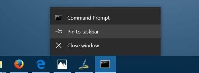 Windows 10 中如何把管理员权限的命令提示符固定到任务栏-第3张图片-致知笔记