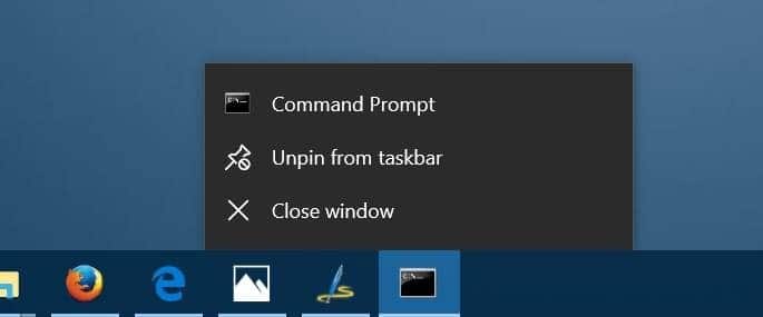 Windows 10 中如何把管理员权限的命令提示符固定到任务栏-第4张图片-致知笔记