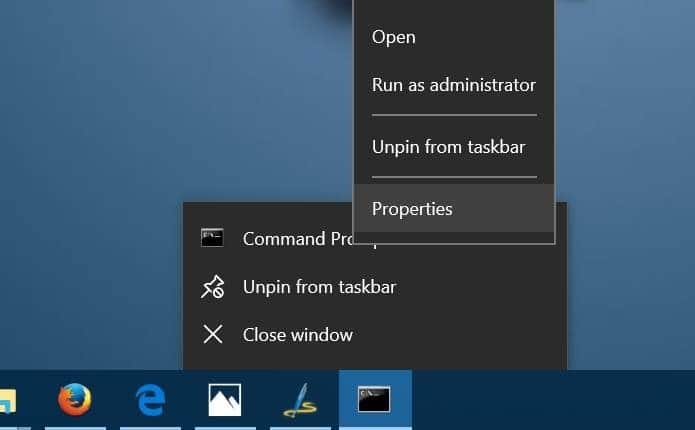Windows 10 中如何把管理员权限的命令提示符固定到任务栏-第5张图片-致知笔记