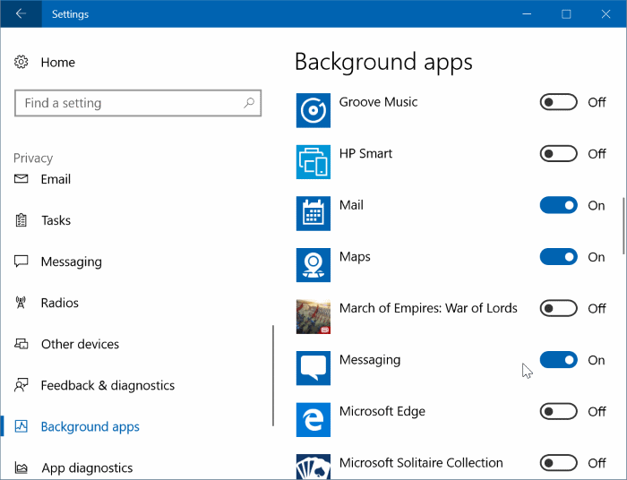 如何禁止应用在 Windows 10 后台运行-第2张图片-致知笔记 如何禁止应用在 Windows 10 后台运行-第2张图片-致知笔记