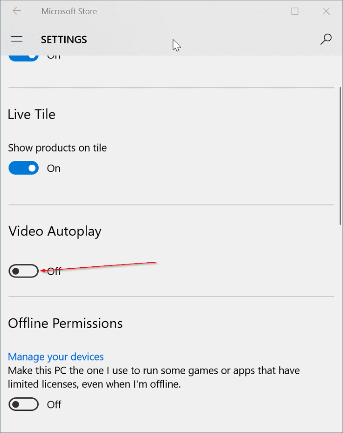 如何在 Windows 10 中禁止 Microsoft Store 视频自动播放-第3张图片-致知笔记