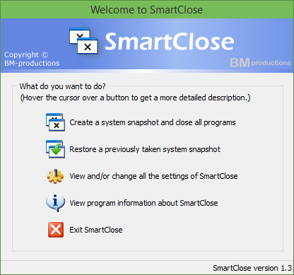 用 SmartClose 一键关闭并恢复 Windows 中所有正在运行的程序-第1张图片-致知笔记 用 SmartClose 一键关闭并恢复 Windows 中所有正在运行的程序-第1张图片-致知笔记