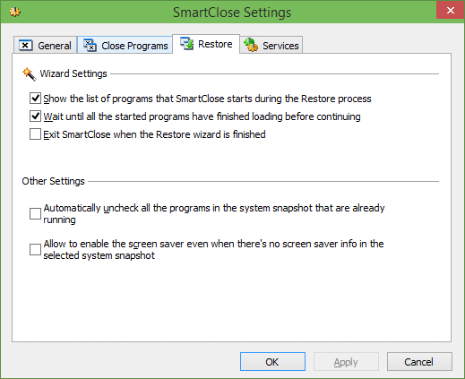 用 SmartClose 一键关闭并恢复 Windows 中所有正在运行的程序-第4张图片-致知笔记 用 SmartClose 一键关闭并恢复 Windows 中所有正在运行的程序-第4张图片-致知笔记