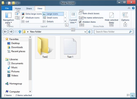 Windows 8 如何用快捷键快速隐藏文件和文件夹-第1张图片-致知笔记 Windows 8 如何用快捷键快速隐藏文件和文件夹-第1张图片-致知笔记