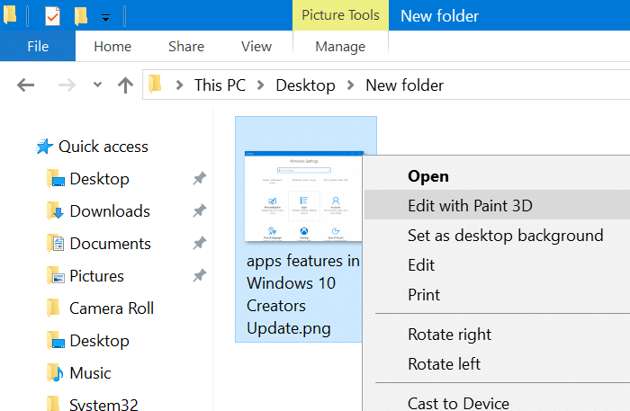 如何在 Windows 10 右键菜单中移除“使用 Paint 3D 编辑”选项-第1张图片-致知笔记 如何在 Windows 10 右键菜单中移除“使用 Paint 3D 编辑”选项-第1张图片-致知笔记