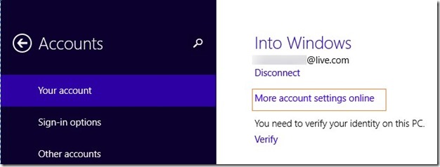如何在 Windows 8.1 开始屏幕上重命名 Microsoft 账户名称-第3张图片-致知笔记