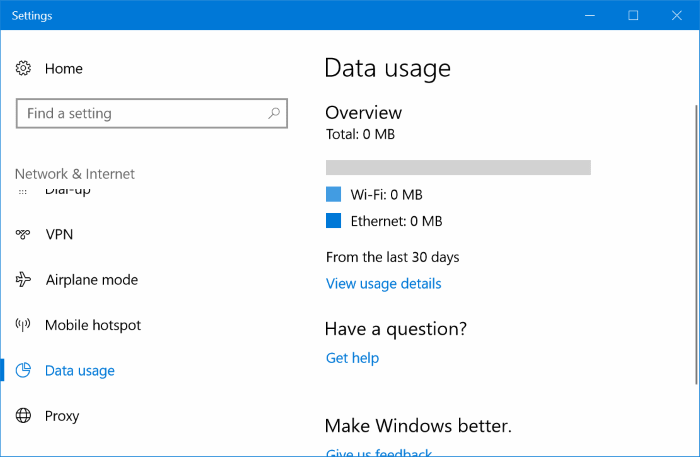 如何用 Reset Data Usage 工具重置 Windows 10 网络流量统计-第1张图片-致知笔记 如何用 Reset Data Usage 工具重置 Windows 10 网络流量统计-第1张图片-致知笔记