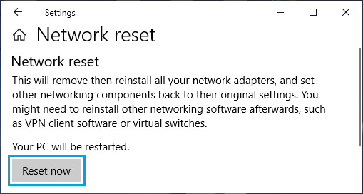 Windows 11/10 中重置网络设置的方法(图文步骤)-第4张图片-致知笔记 Windows 11/10 中重置网络设置的方法(图文步骤)-第4张图片-致知笔记