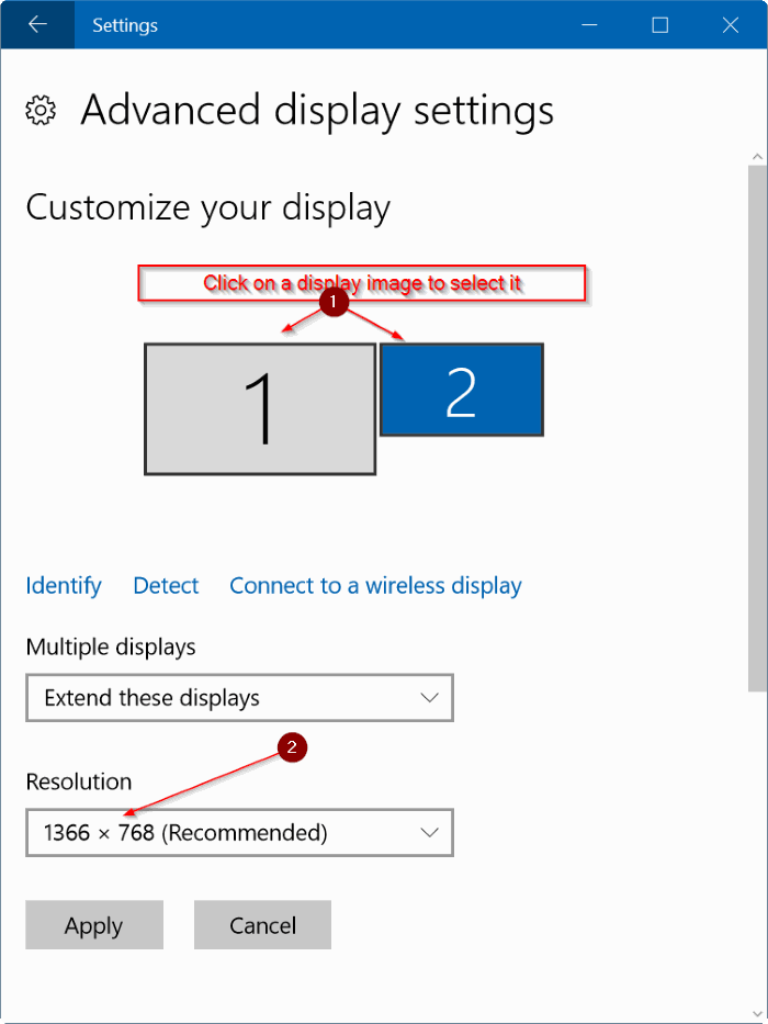如何在 Windows 10 中为每个显示器设置不同的分辨率-第5张图片-致知笔记 如何在 Windows 10 中为每个显示器设置不同的分辨率-第5张图片-致知笔记