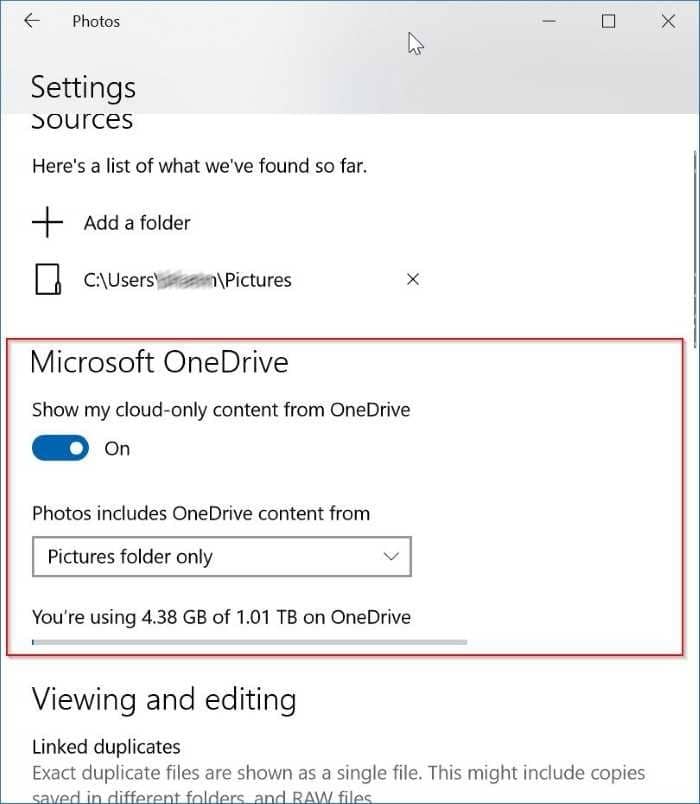 如何在 Windows 10 照片应用中显示或隐藏 OneDrive 图片-第4张图片-致知笔记 如何在 Windows 10 照片应用中显示或隐藏 OneDrive 图片-第4张图片-致知笔记