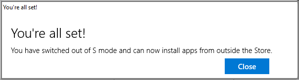 如何在 Windows 11/10 中关闭 S 模式-第4张图片-致知笔记 如何在 Windows 11/10 中关闭 S 模式-第4张图片-致知笔记