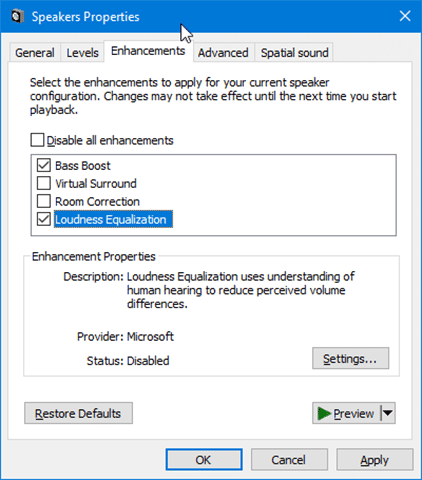 Windows 10 音频增强功能开启与关闭教程-第3张图片-致知笔记