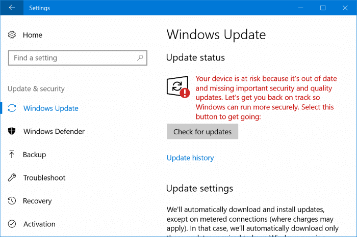 Windows 10 提示「设备已过期存在风险」怎么办-第1张图片-致知笔记