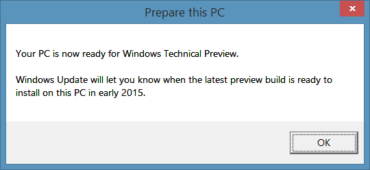 微软发布准备工具:让Win7/8.1电脑通过Windows更新升级到Win10预览版-第4张图片-致知笔记 微软发布准备工具:让Win7/8.1电脑通过Windows更新升级到Win10预览版-第4张图片-致知笔记