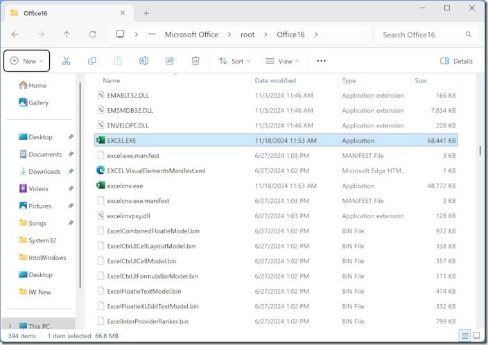 在Windows 11桌面创建Excel快捷方式图标的两种方法-第5张图片-致知笔记 在Windows 11桌面创建Excel快捷方式图标的两种方法-第5张图片-致知笔记