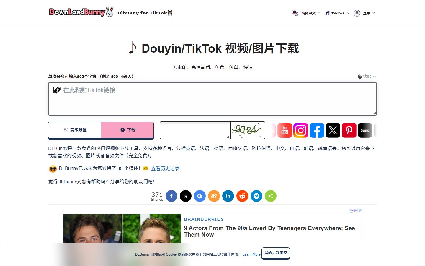 DLBunny官网 - 多平台无水印视频图片下载-第1张图片-致知笔记 DLBunny官网 - 多平台无水印视频图片下载-第1张图片-致知笔记