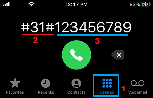 如何在iPhone上隐藏来电显示号码-第5张图片-致知笔记 如何在iPhone上隐藏来电显示号码-第5张图片-致知笔记